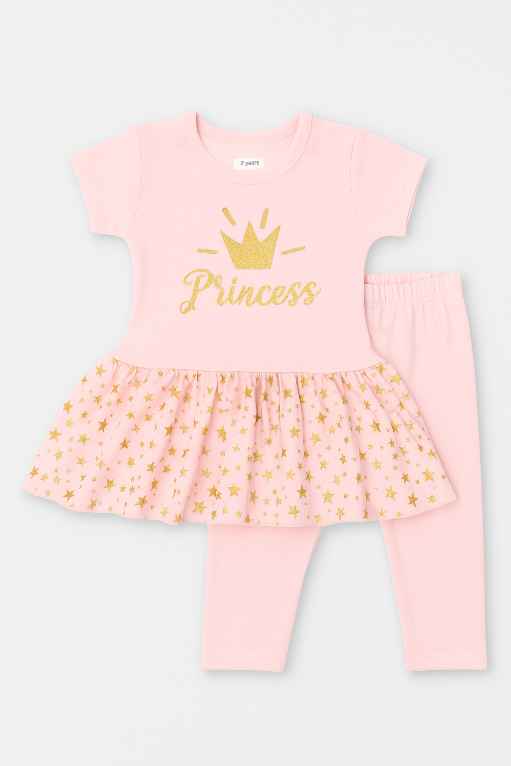 2PC Skirt Shirt & Leggings - FG-3502