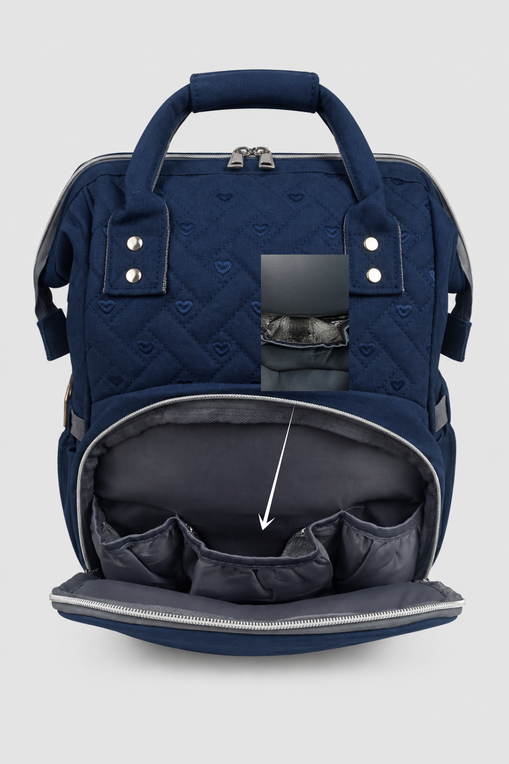 Navy Diaper Bag - FS-9006
