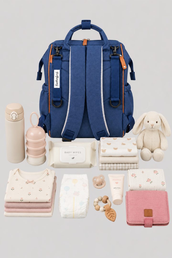 Midnight Navy Diaper Bag - FS-9007