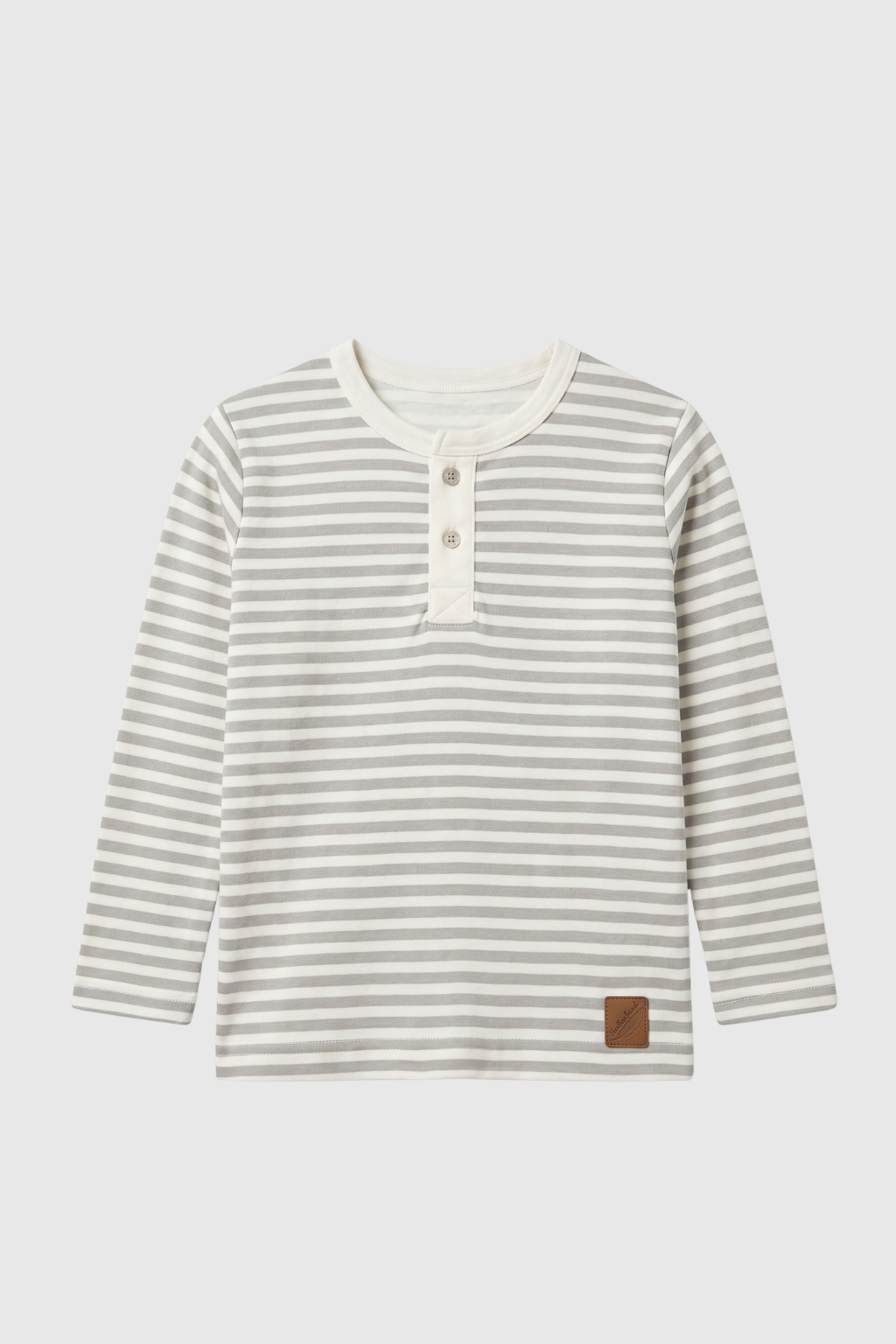Front view of Featherhead Boys Cotton Henley T-Shirt FS-0057 made from 100% premium cotton