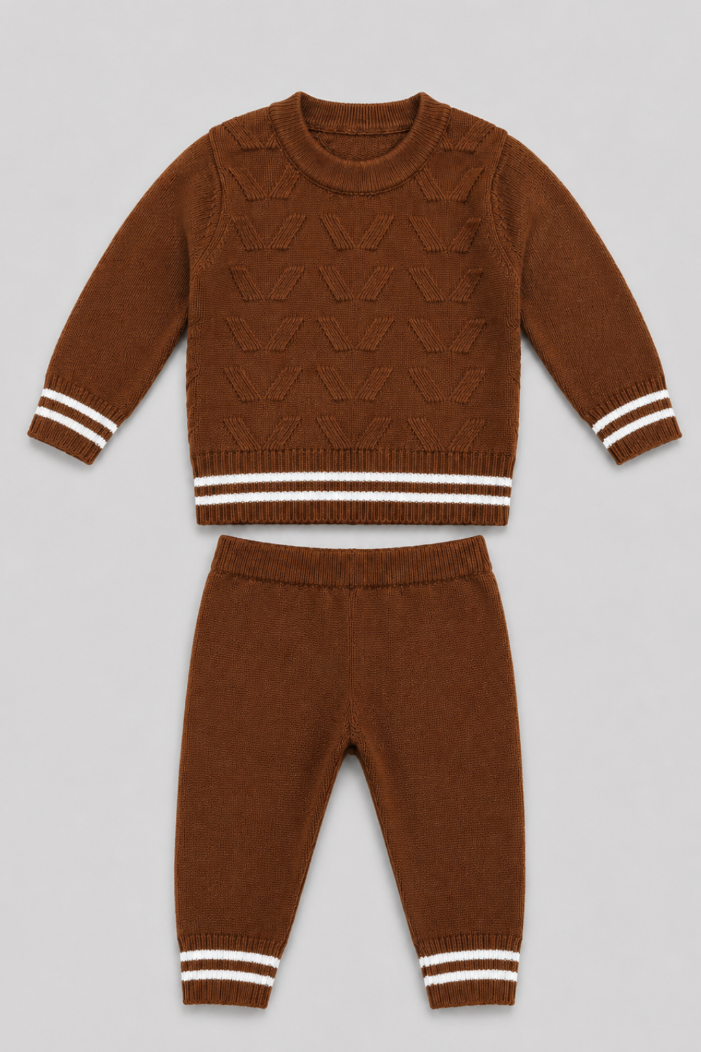 Crewneck Sweater & Trouser Set - FB-4187