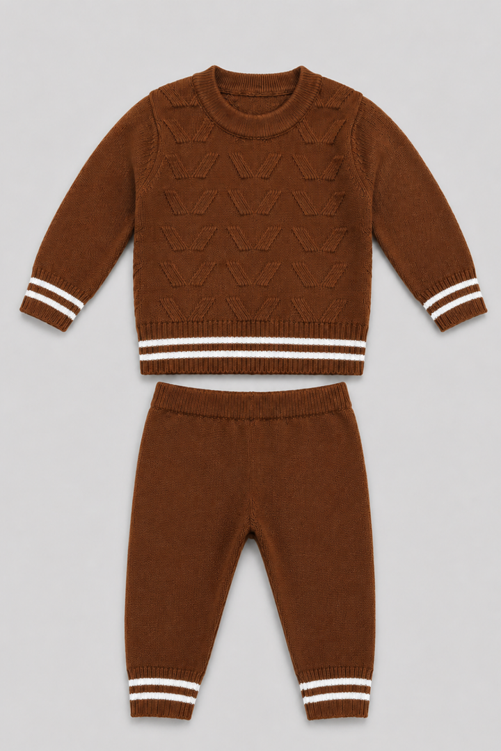 Crewneck Sweater & Trouser Set - FB-4187