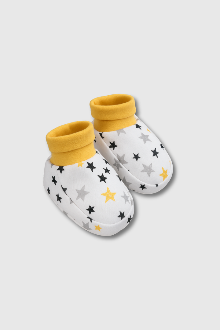 3PK Cotton Booties - FN-8536