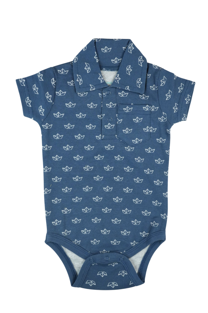 1PK Polo Bodysuit - FB-2101