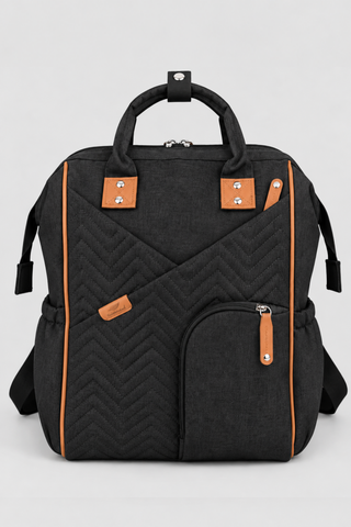 Midnight Black Diaper Bag - FS-9003