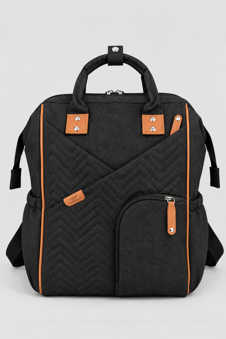 Midnight Black Diaper Bag - FS-9003