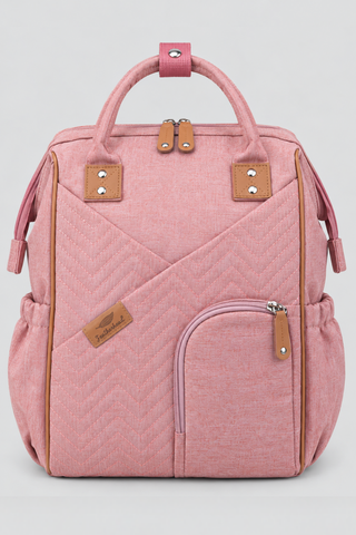 Pink Melange Diaper Bag - FS-9002