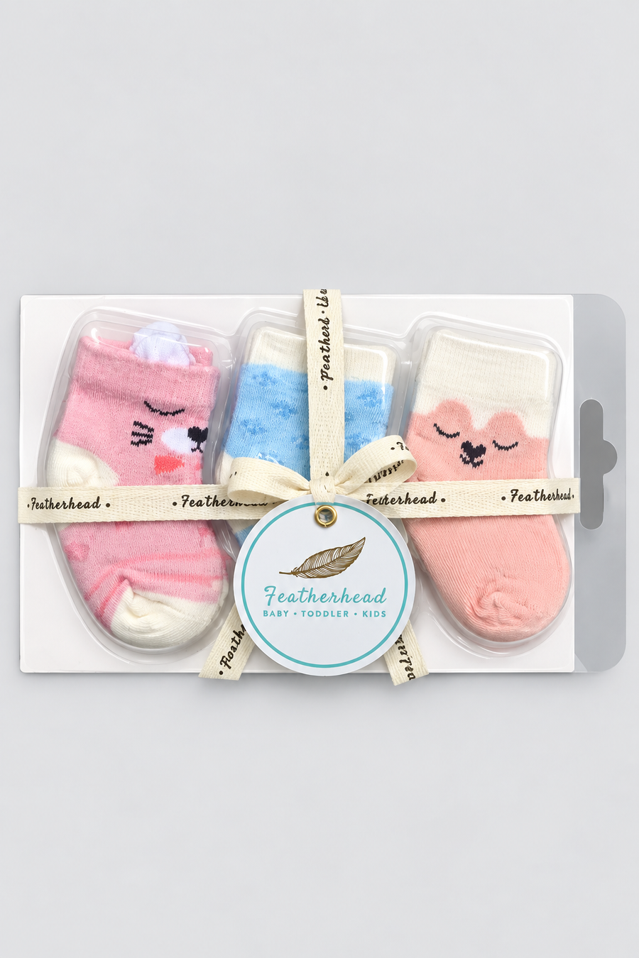 Girls 3-Pack Multicolor Baby Socks - FS-9023