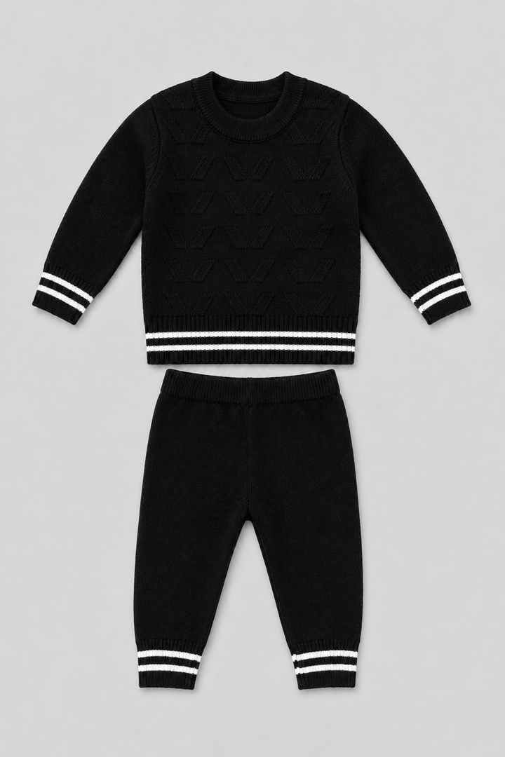 Crewneck Sweater & Trouser Set - FB-3986