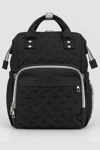 Black & Grey Diaper Bag - FS-9005