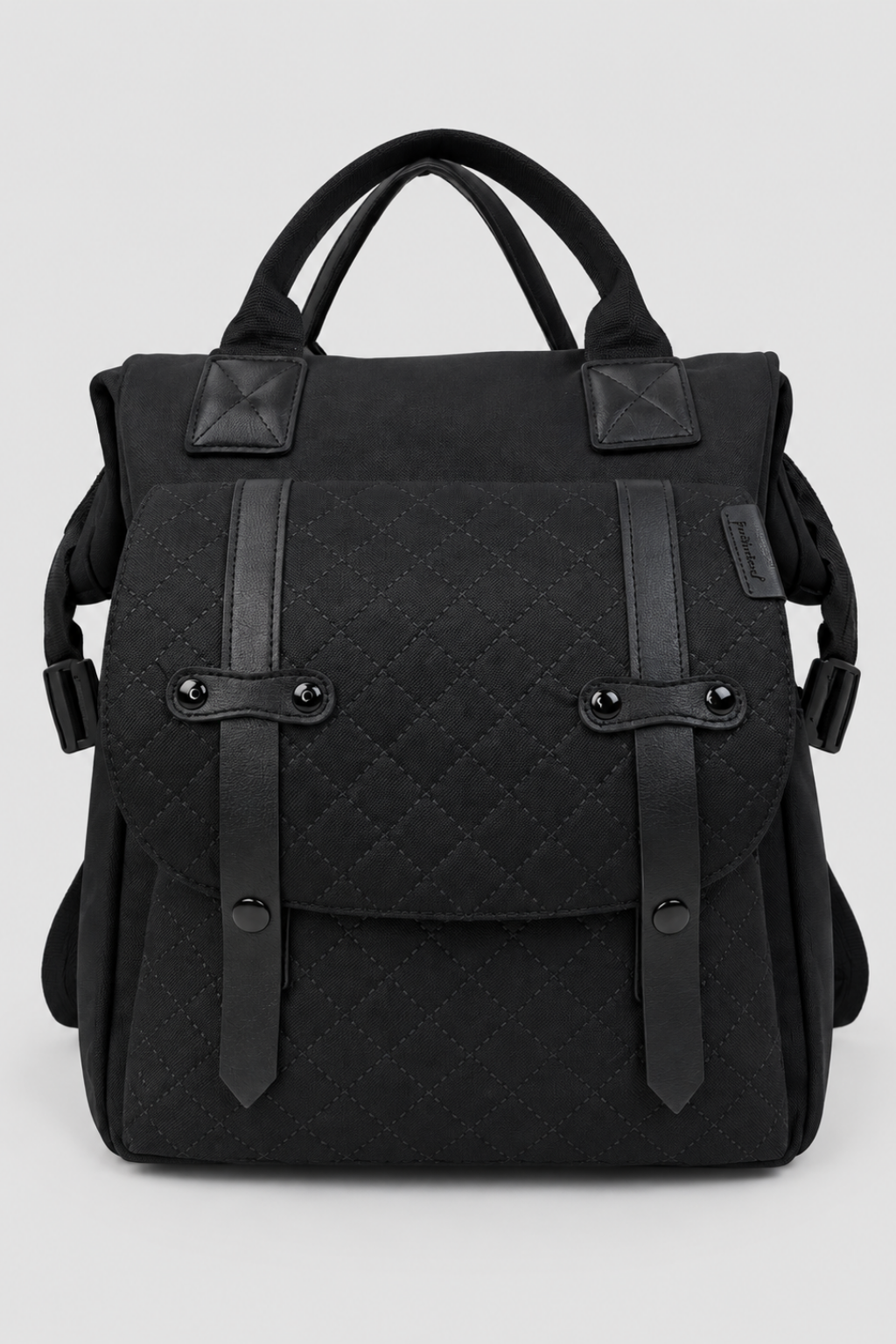Black & Grey Diaper Bag - FS-9008