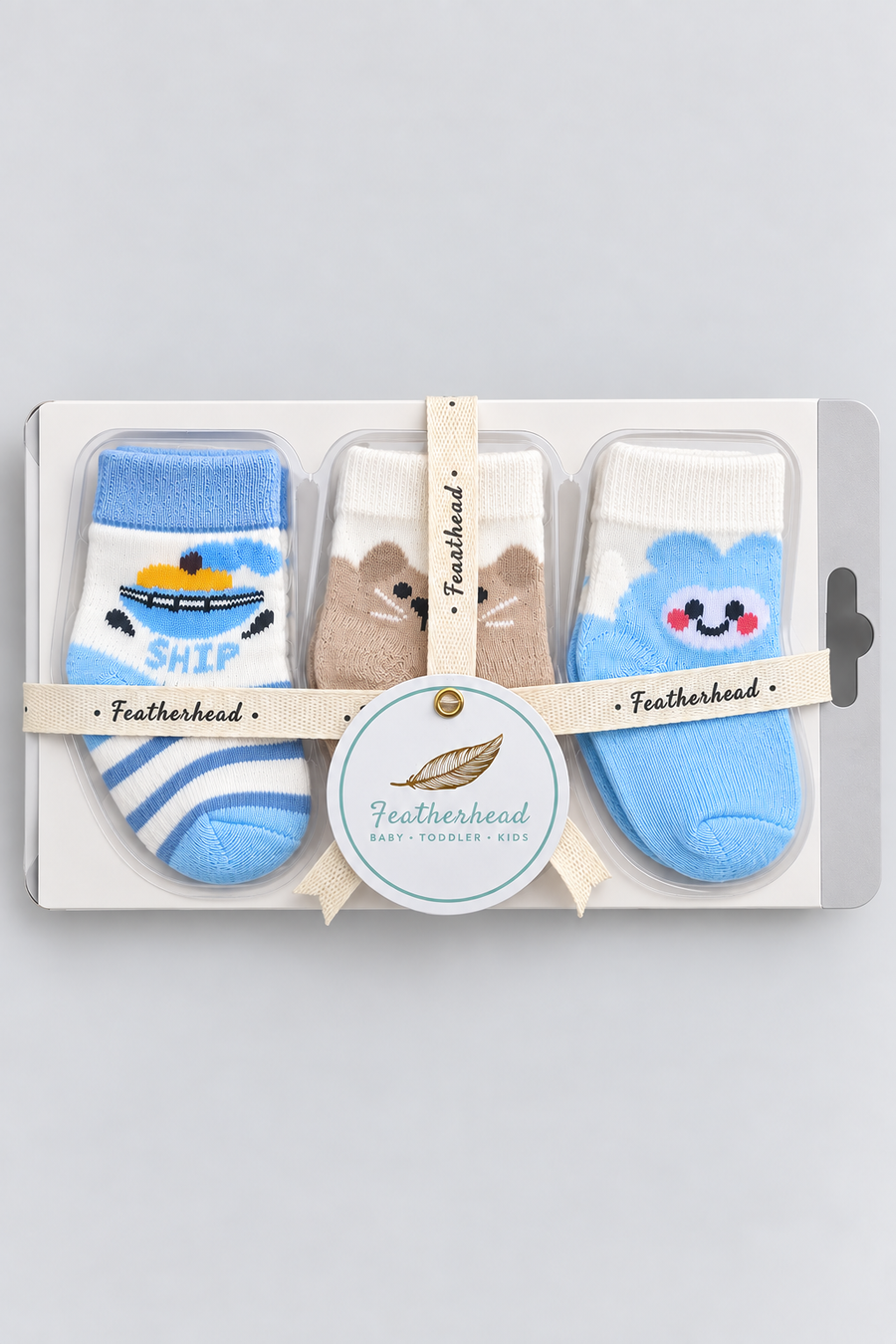 Boys 3-Pack Multicolor Baby Socks - FS-9027