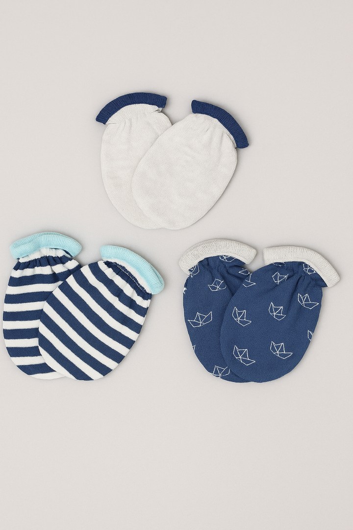 3PK Cotton Mittens - FB-8532