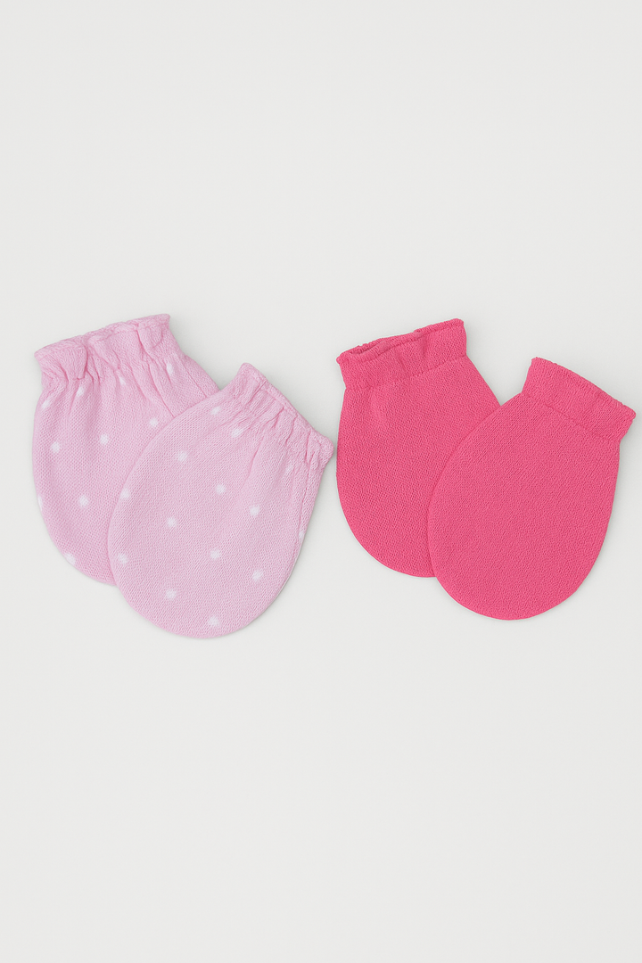 2PK Cotton Mittens - FS-469