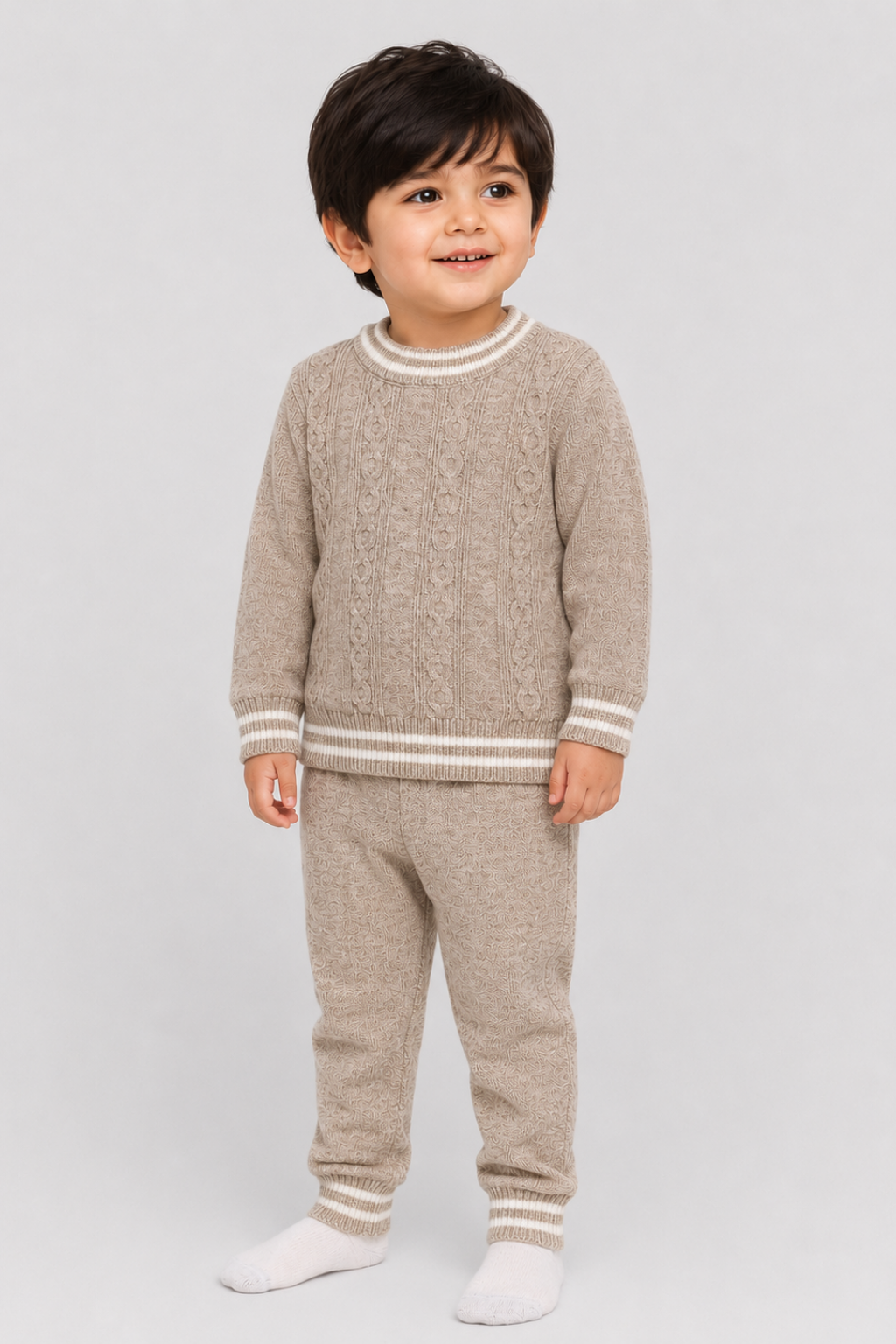 Crewneck Sweater & Trouser Set - FB-4002