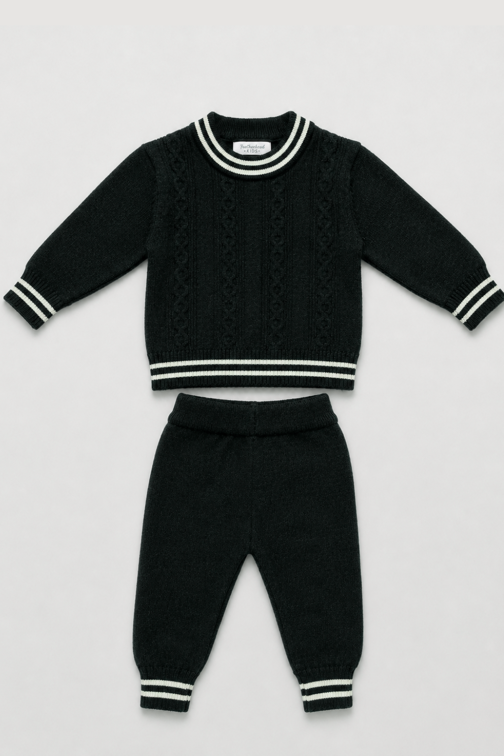 Crewneck Sweater & Trouser Set - FB-3998