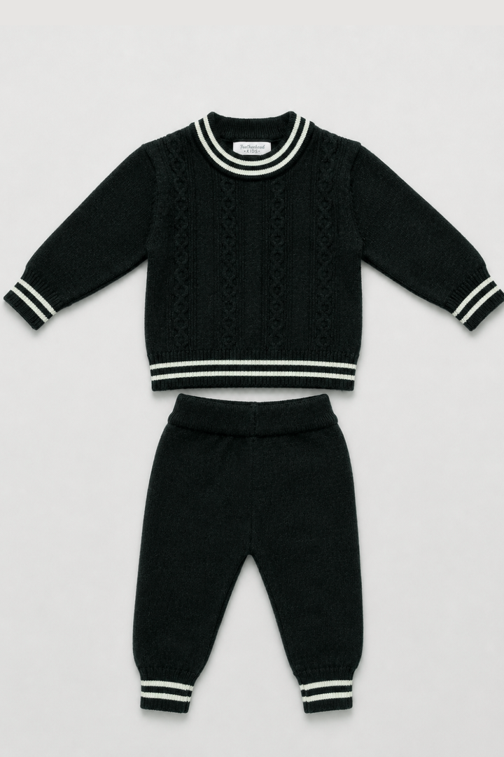 Crewneck Sweater & Trouser Set - FB-3998