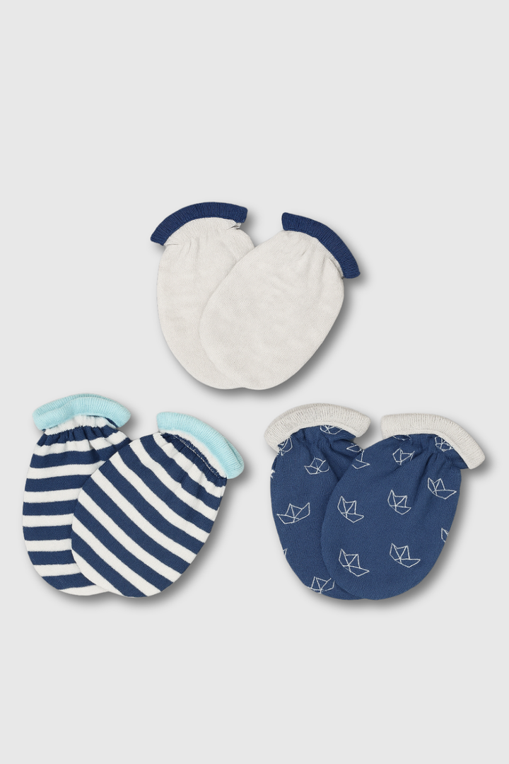 3PK Cotton Mittens - FB-8532