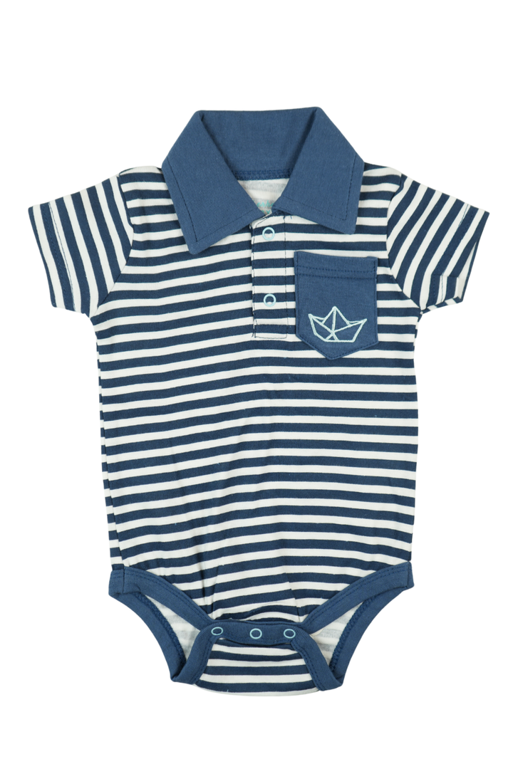 1PK Polo Bodysuit - FB-2105