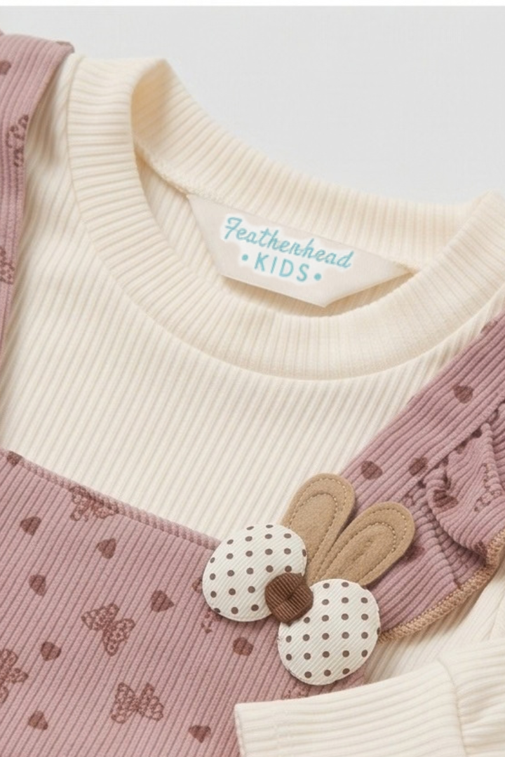 Dusty Rose Corduroy Frock - FG-5675
