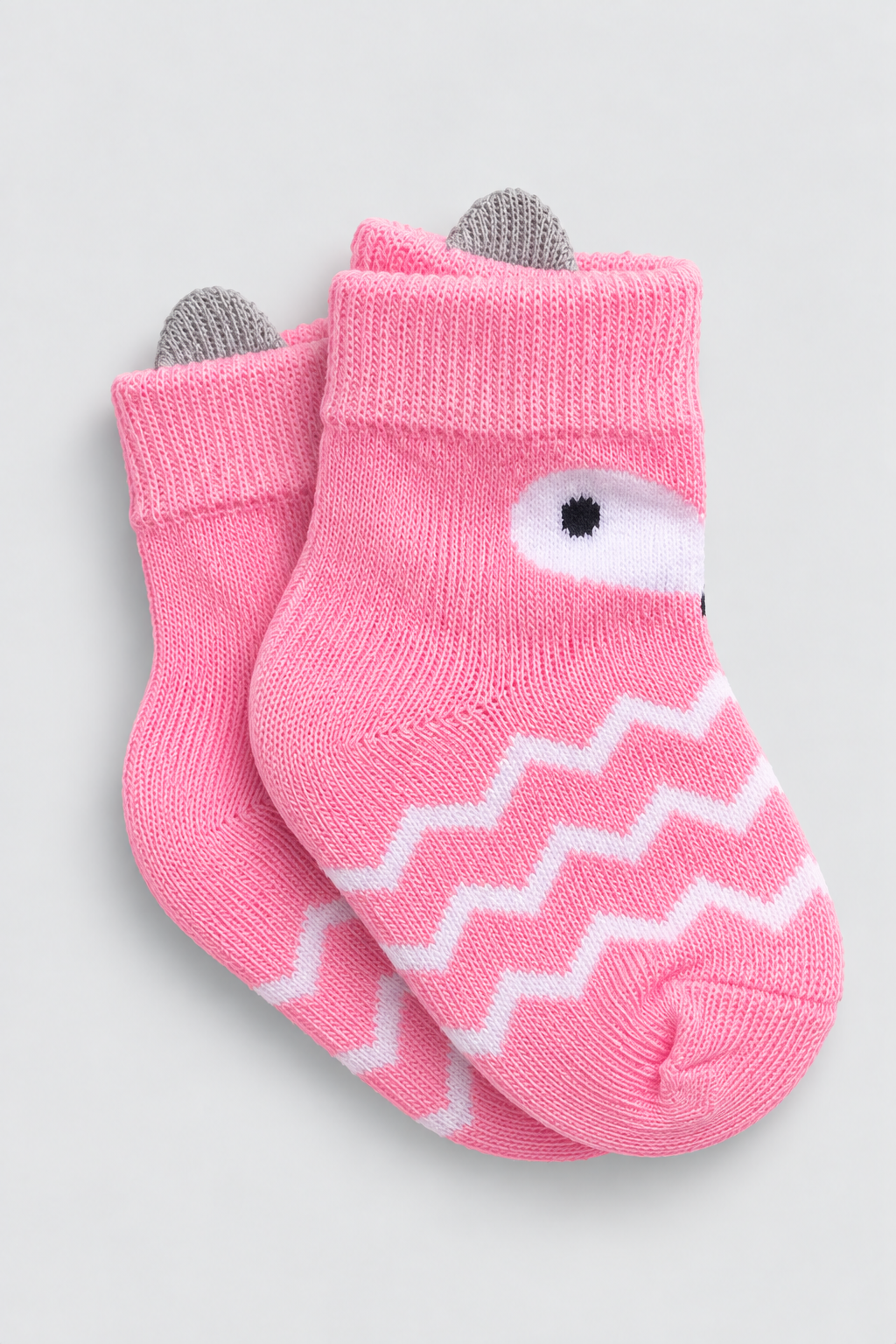 Girls 3-Pack Pink Baby Socks - FS-9025
