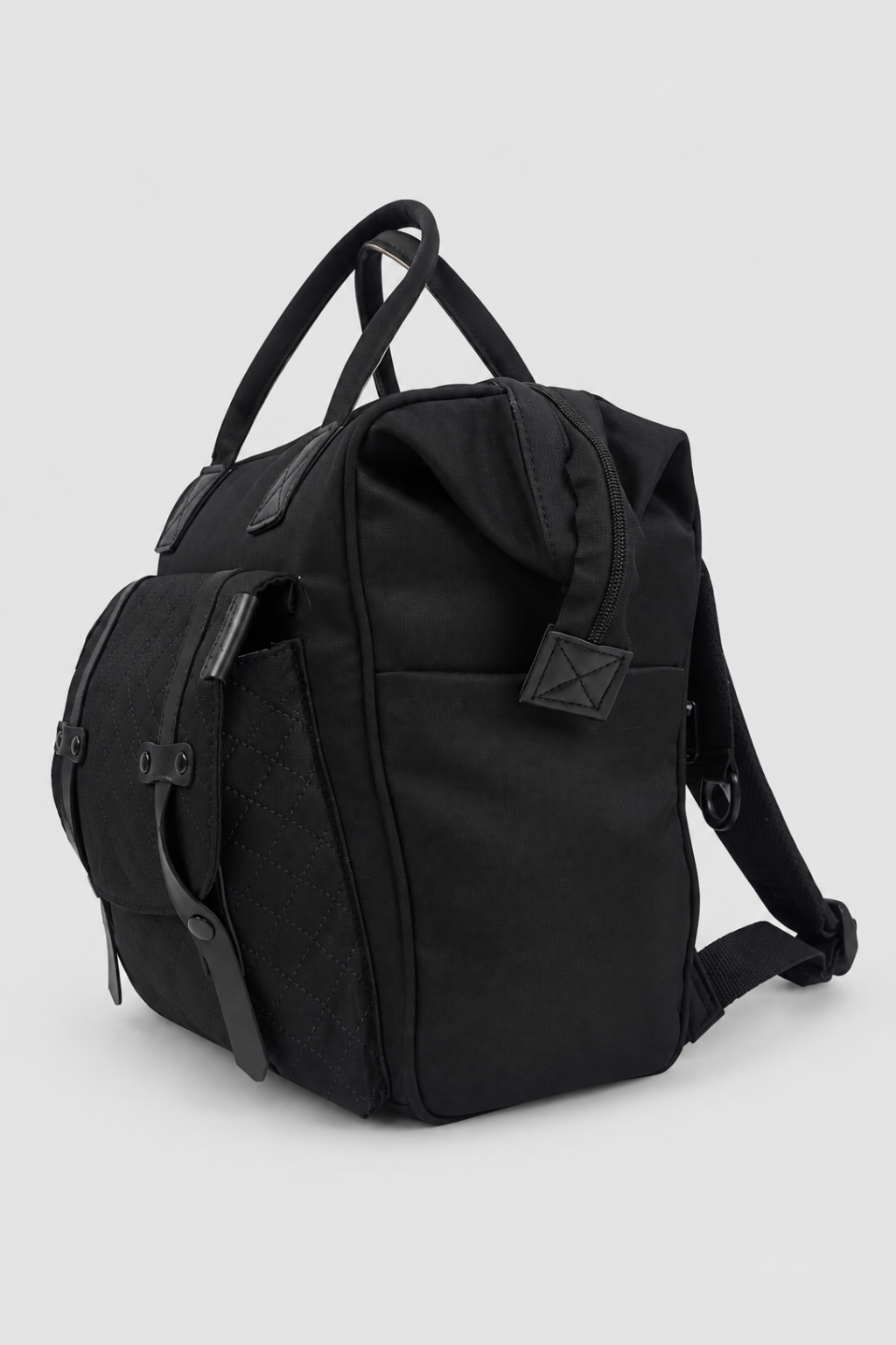 Black & Grey Diaper Bag - FS-9008