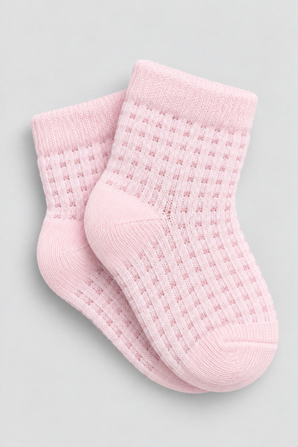 Girls 3-Pack Pink Baby Socks - FS-9025