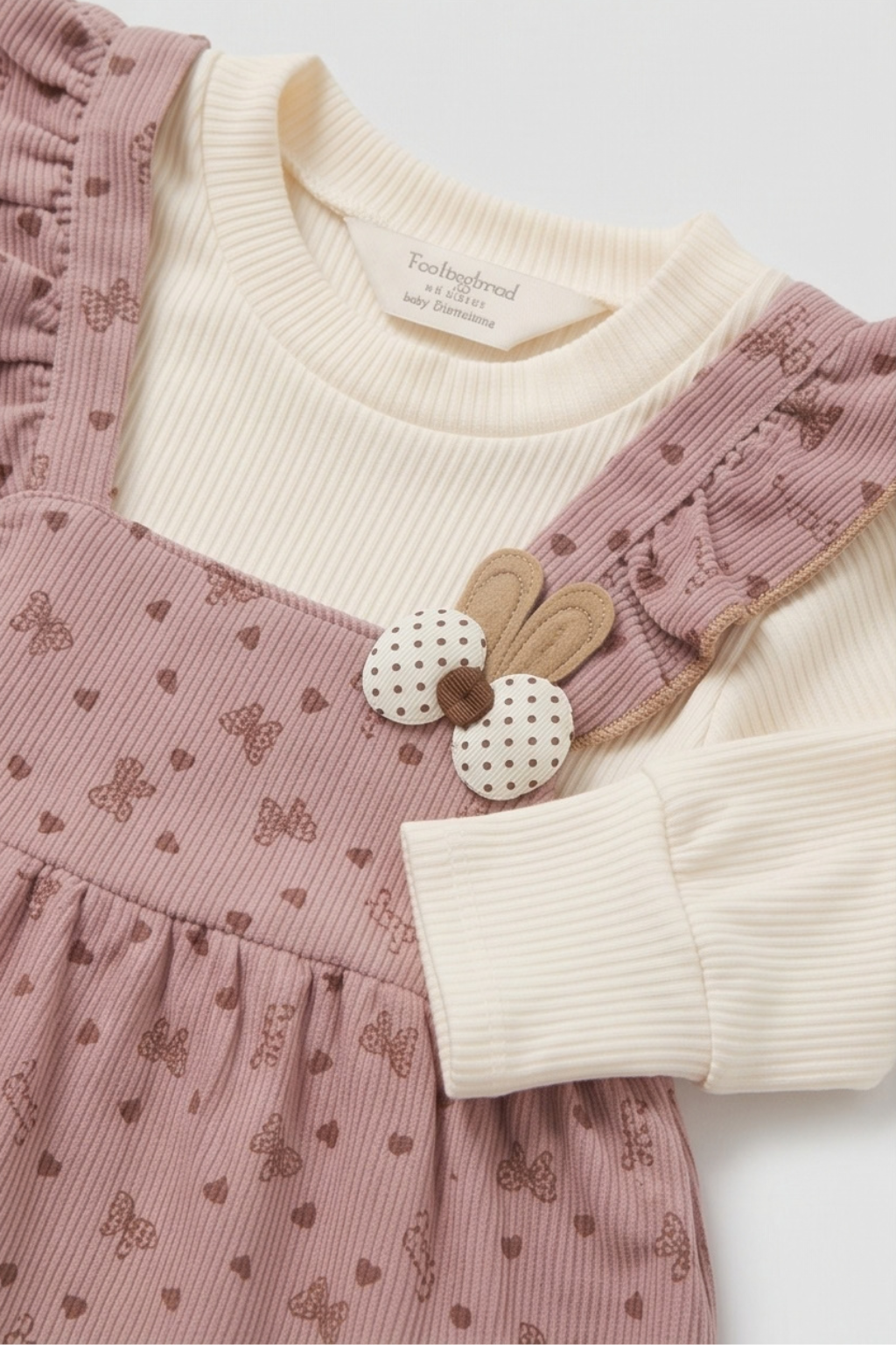 Dusty Rose Corduroy Frock - FG-5675
