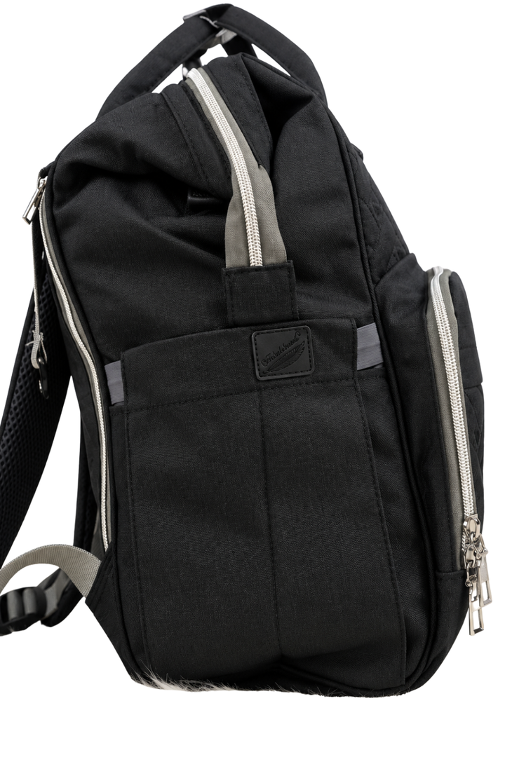 Black & Grey Diaper Bag - FS-9005