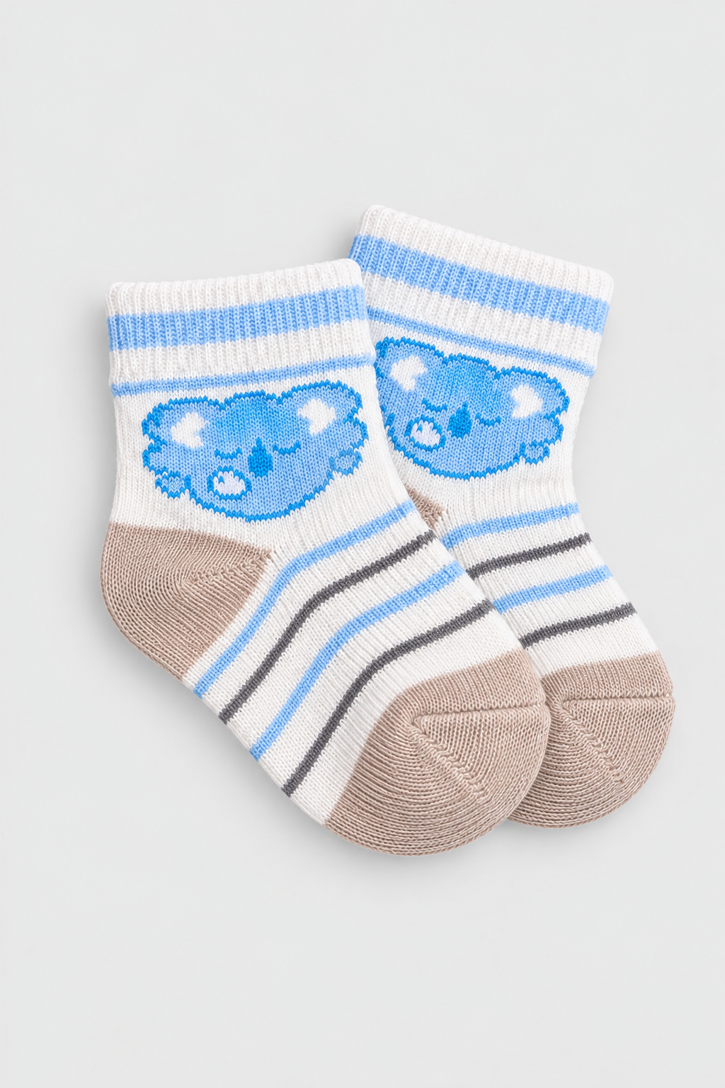 Boys 3-Pack Multicolor Baby Socks - FS-9024
