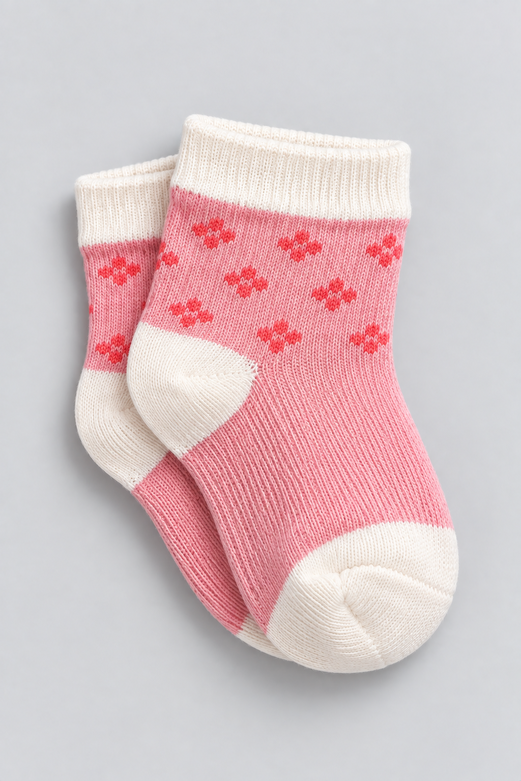 Girls 3-Pack Pink Baby Socks - FS-9028