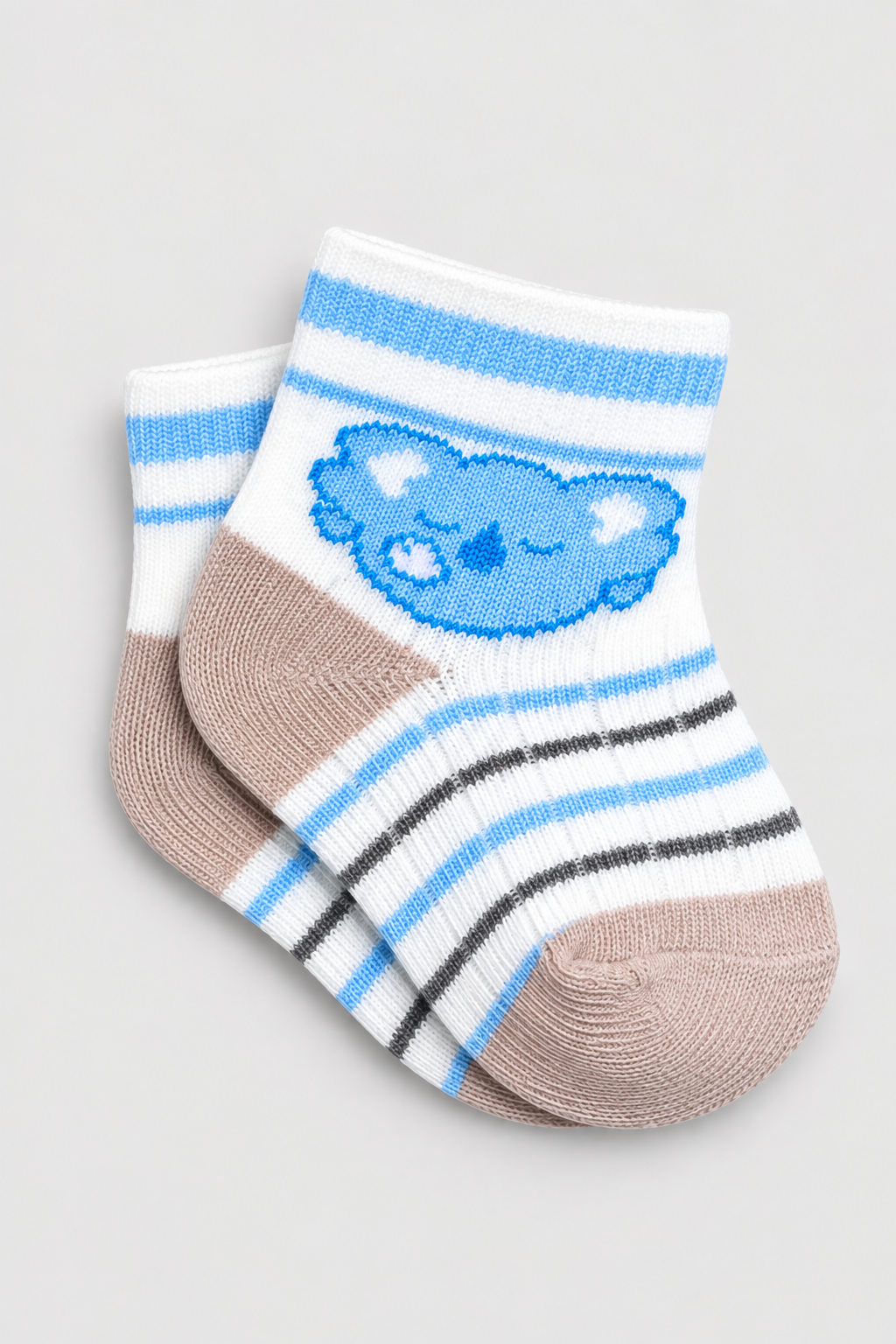 Boys 3-Pack Multicolor Baby Socks - FS-9030