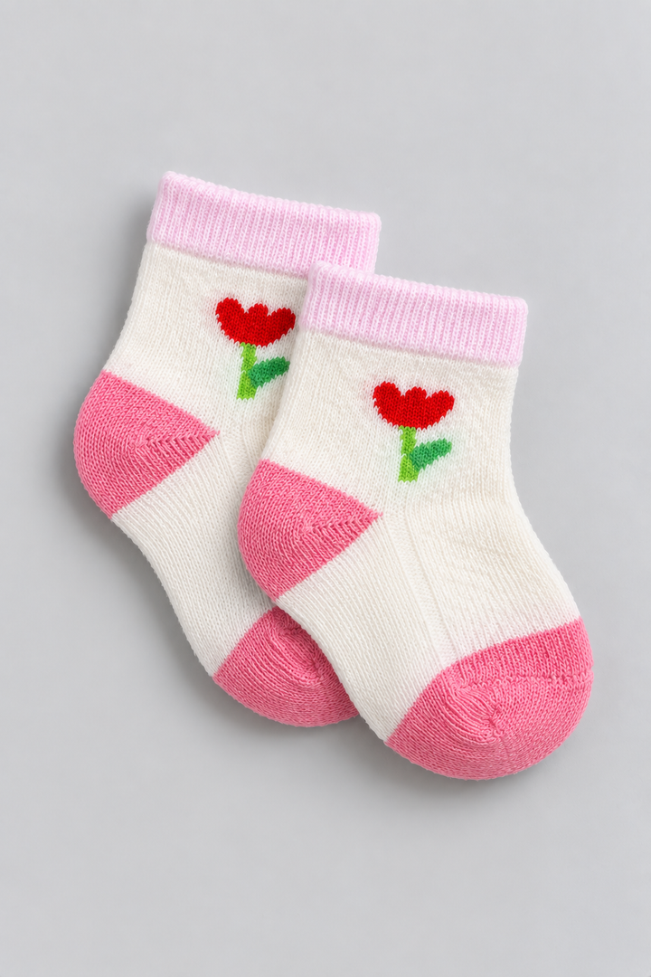 Girls 3-Pack Multicolor Baby Socks - FS-9029