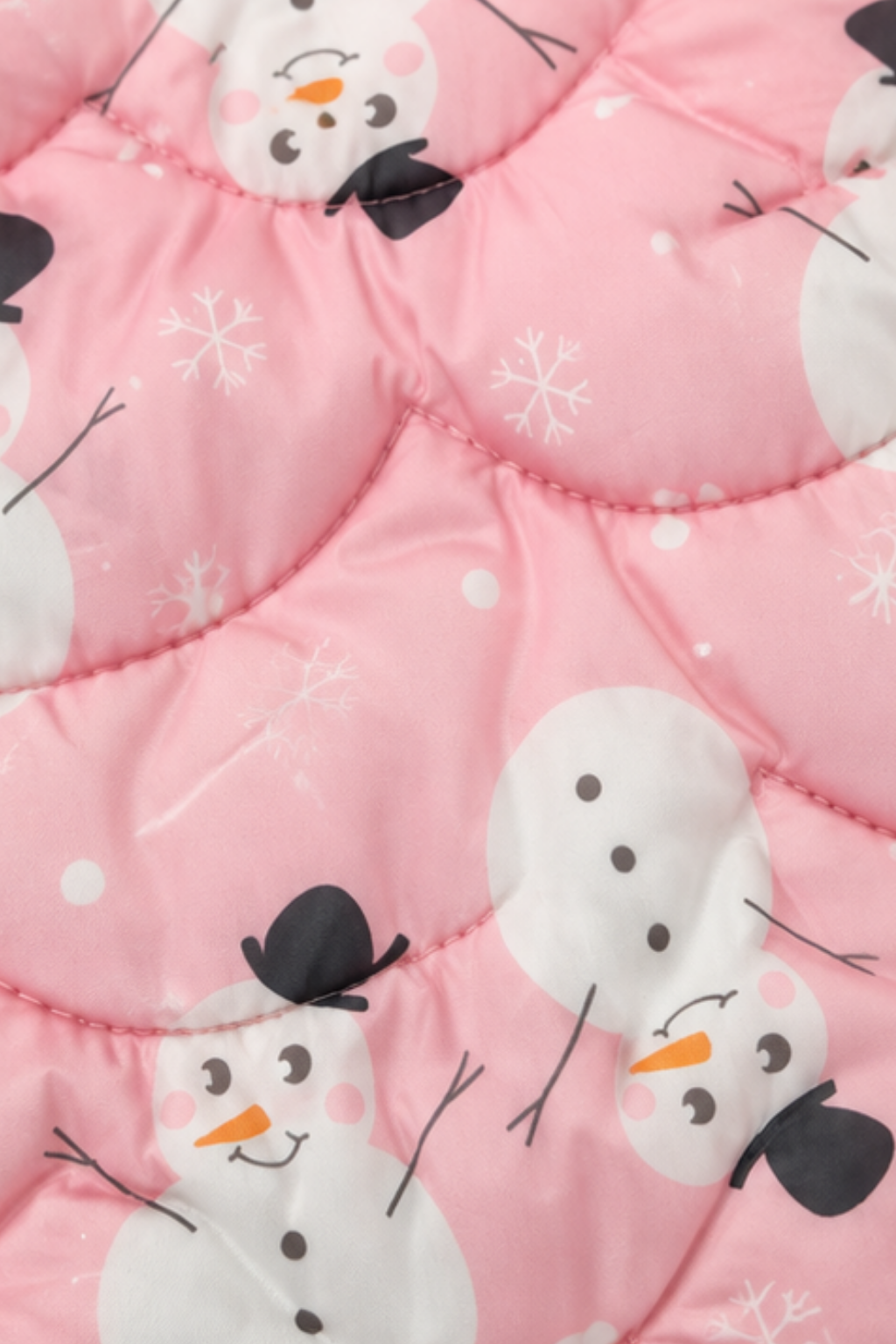 Pink Snowman Puffer Jacket - FG-3390