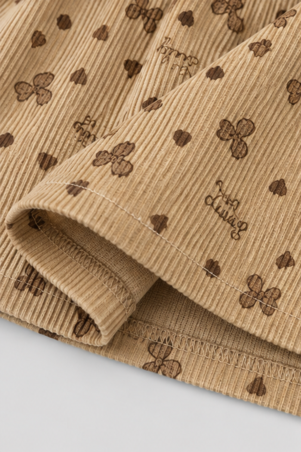 Warm Caramel Corduroy Frock - FG-5651