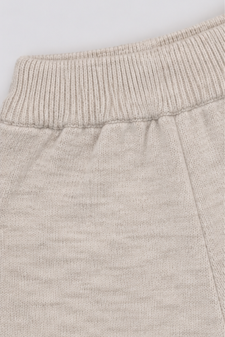 Cream Cable Knit Sweater & Trouser Set - FB-4262