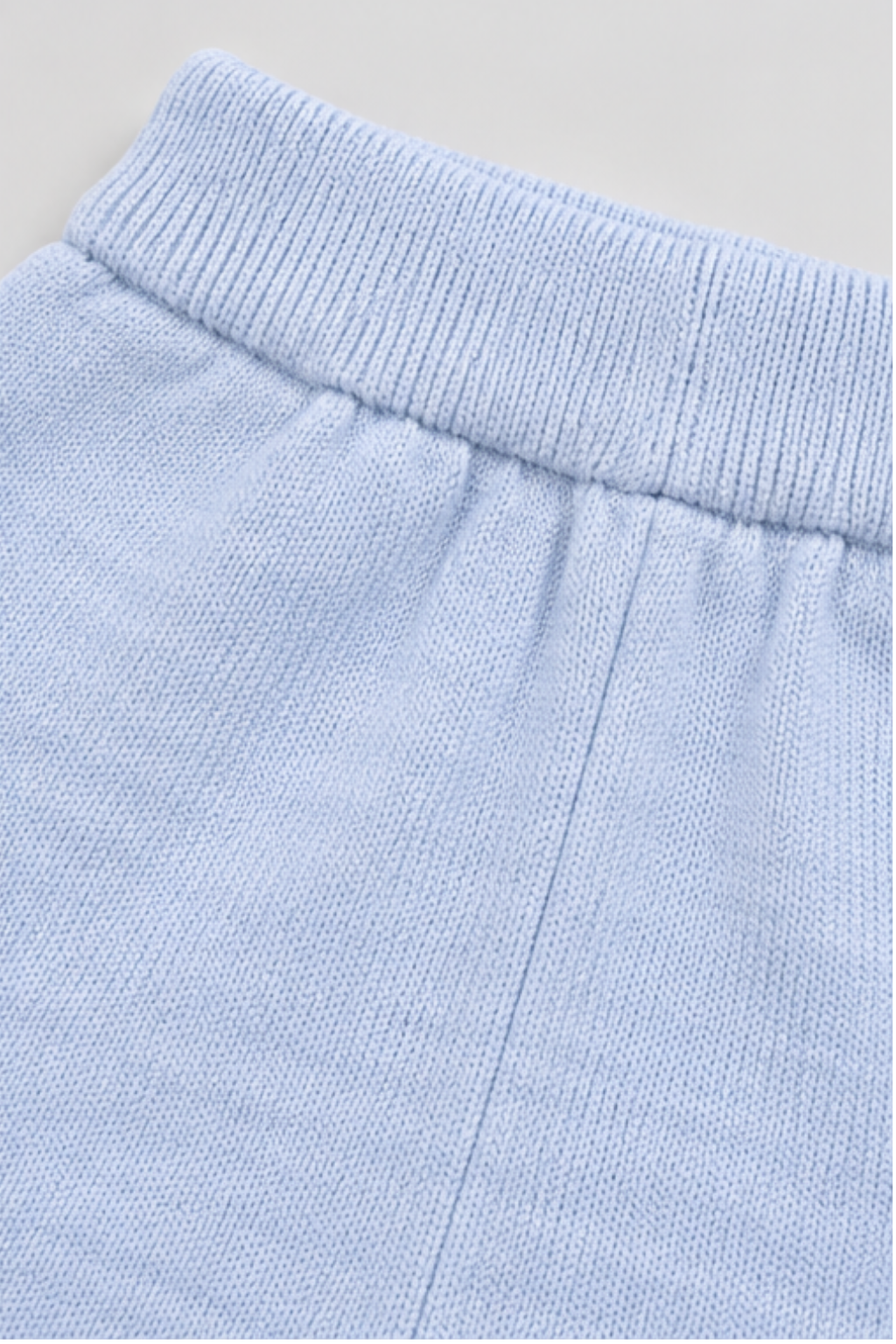 Powder Blue Cable Knit Sweater & Trouser Set - FB-4223