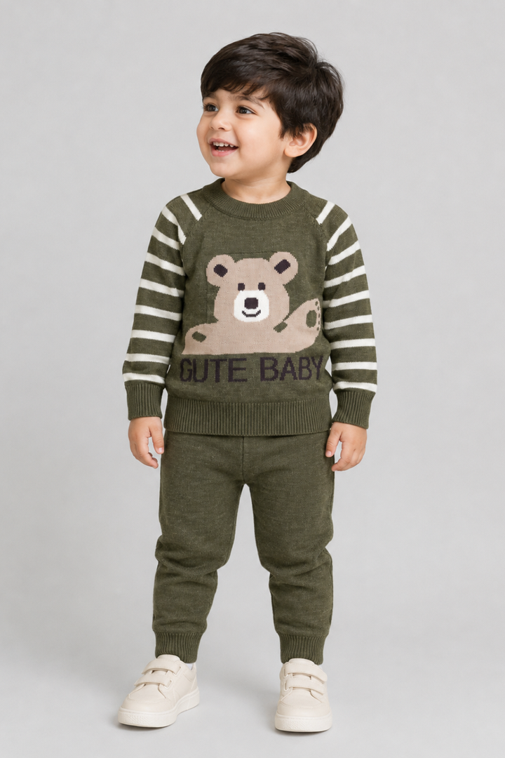 Crewneck Sweater & Trouser Set - FB-4179