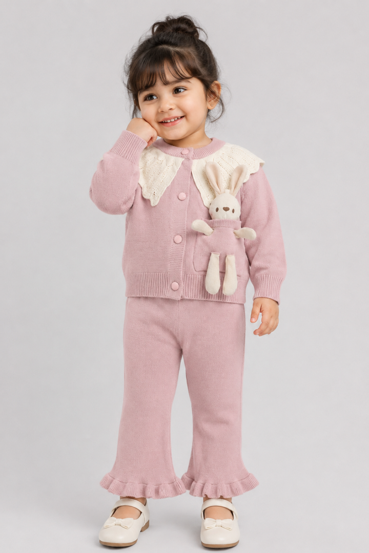 Frill Sweater & Trouser Set - FB-4183