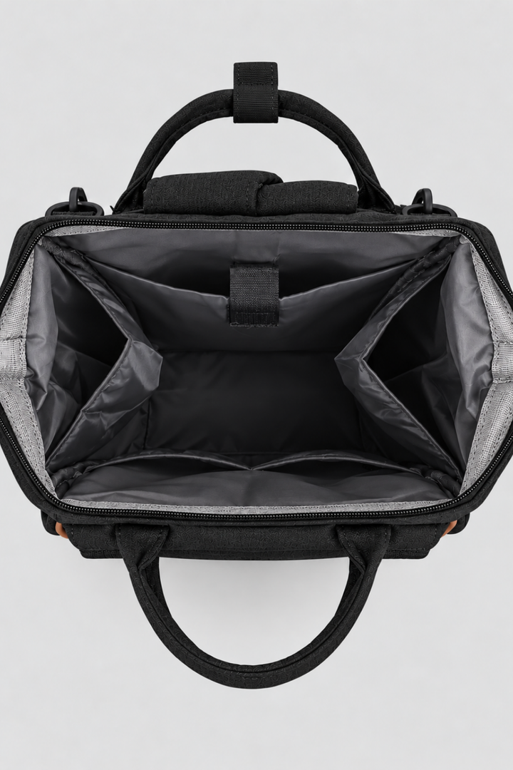 Midnight Black Diaper Bag - FS-9003