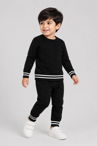 Crewneck Sweater & Trouser Set - FB-3986