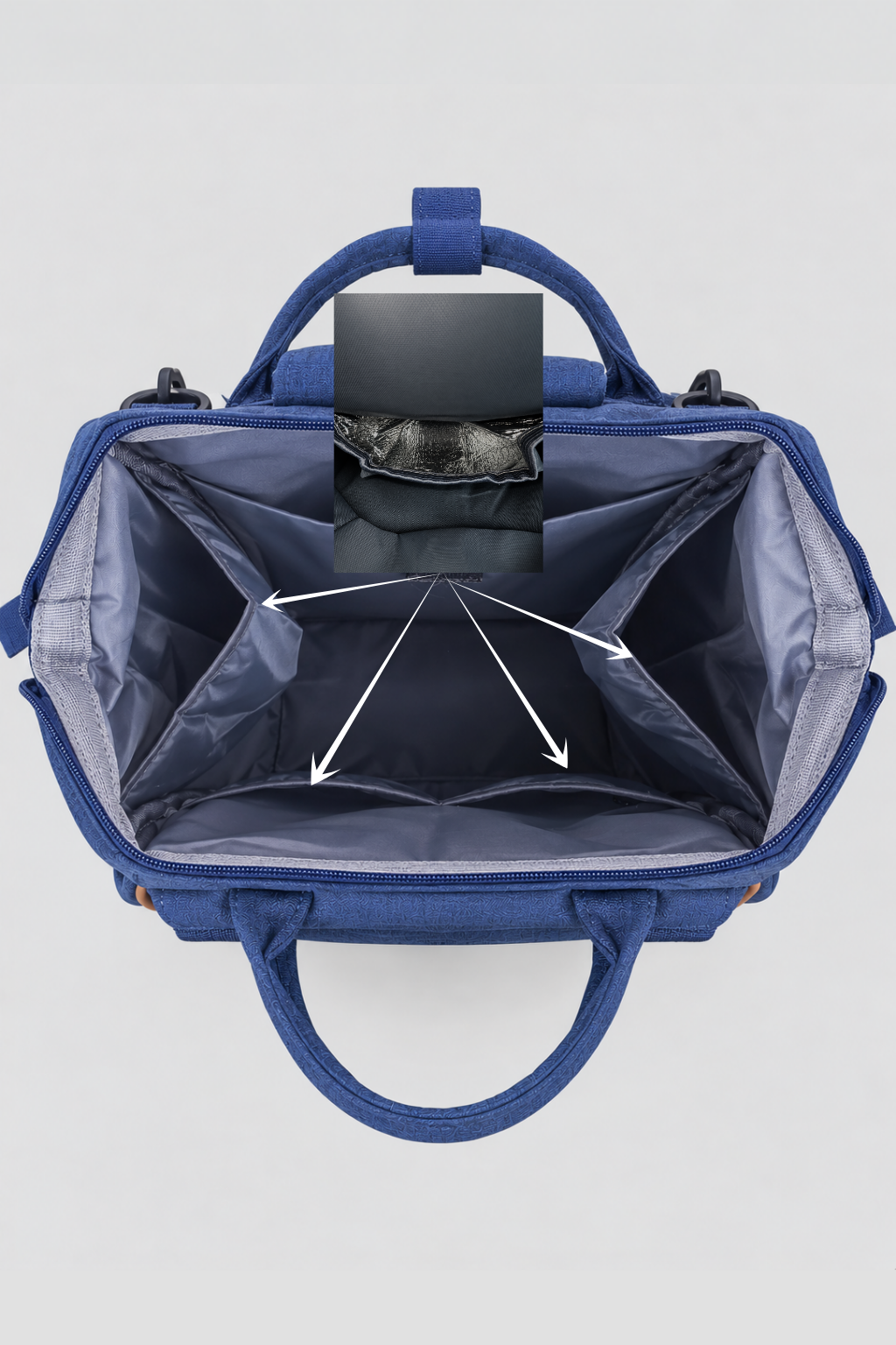 Midnight Navy Diaper Bag - FS-9007