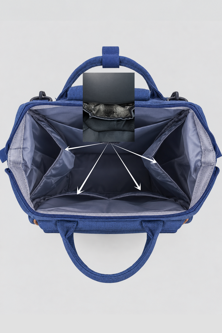 Midnight Navy Diaper Bag - FS-9007