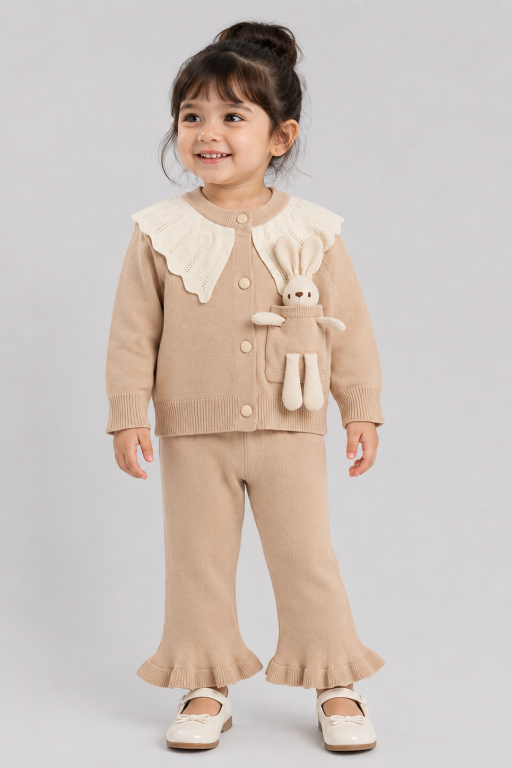 Frill Sweater & Trouser Set - FB-4191