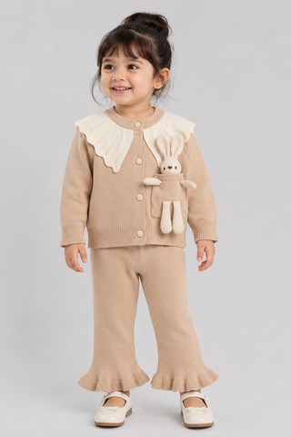 Frill Sweater & Trouser Set - FB-4191