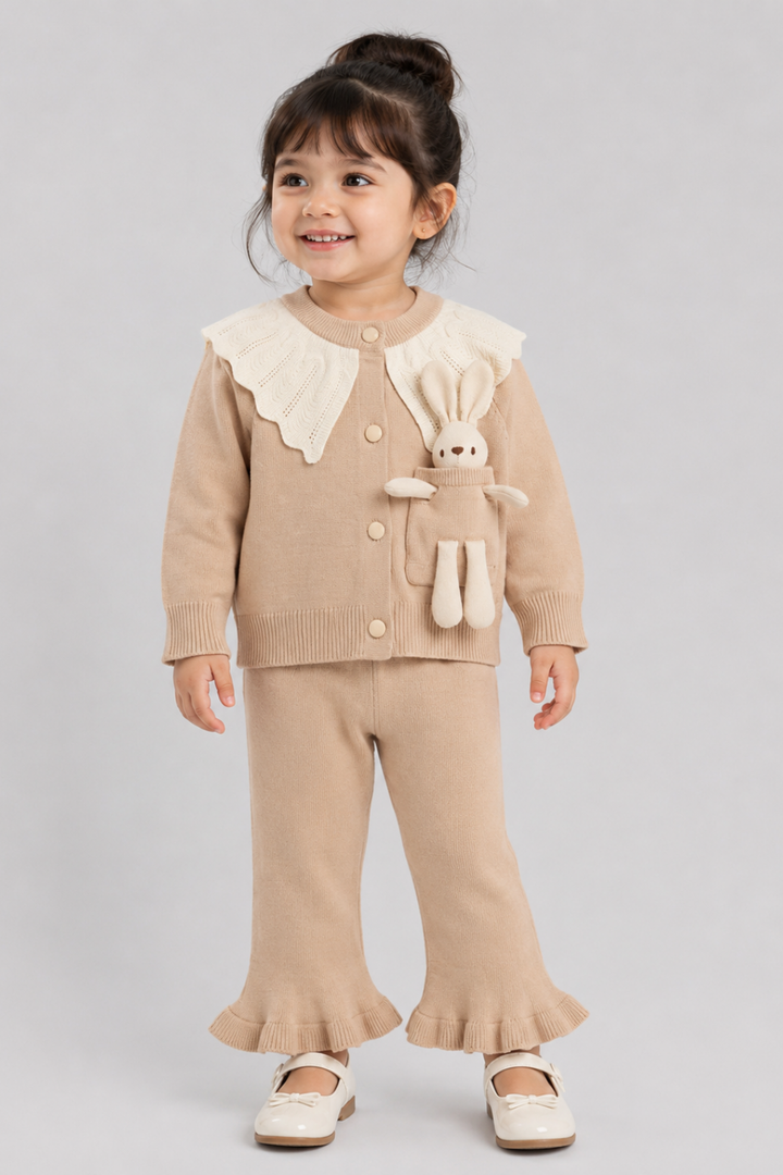 Frill Sweater & Trouser Set - FB-4191