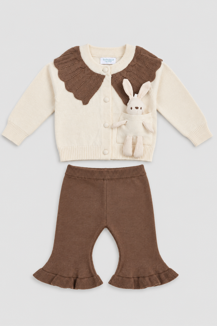 Frill Sweater & Trouser Set - FB-4195