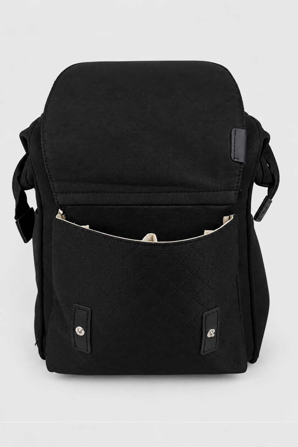 Black & Grey Diaper Bag - FS-9008
