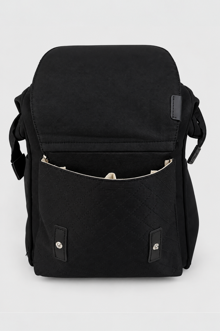 Black & Grey Diaper Bag - FS-9008
