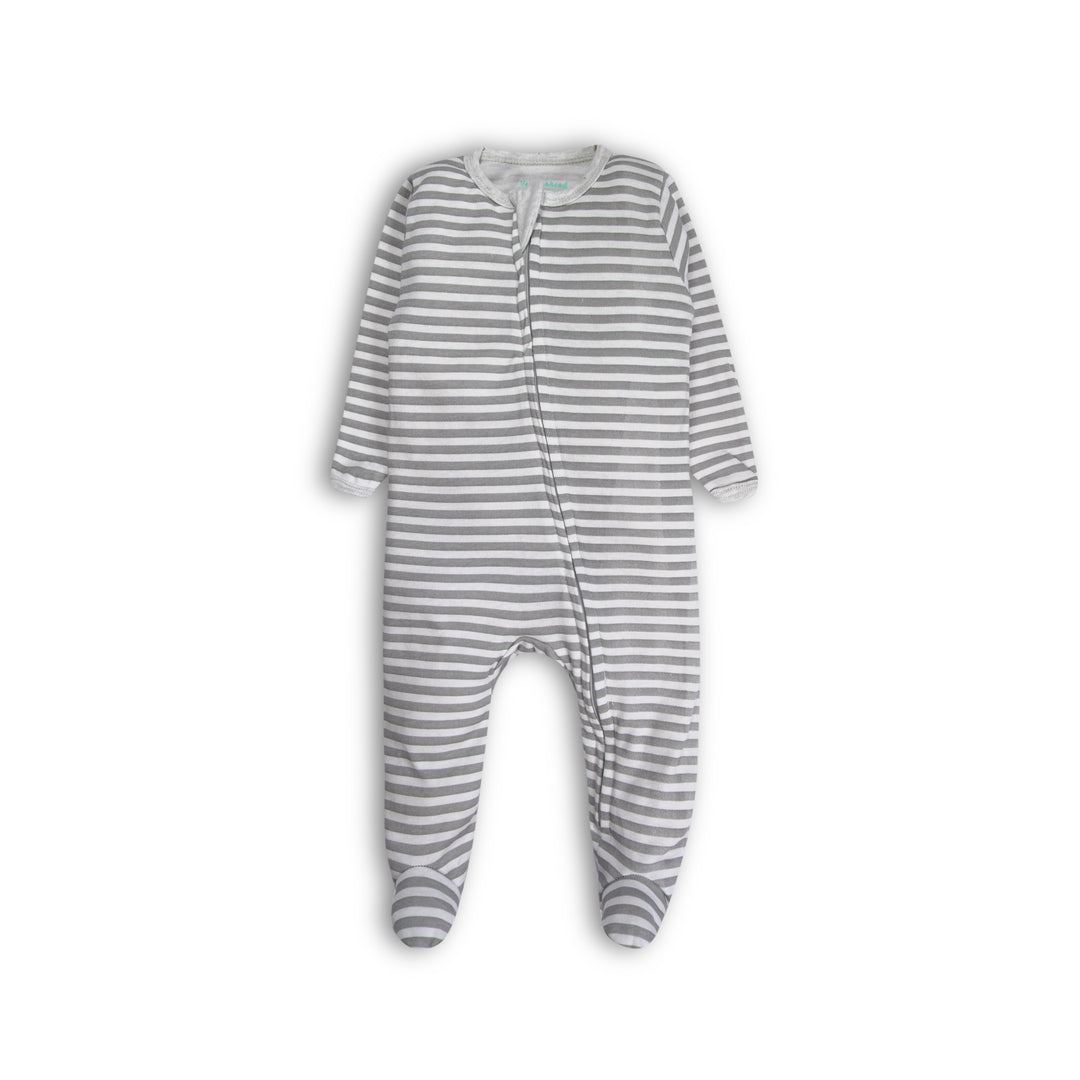 FN-6001 3PK Cotton Footed Sleep 'N Play Pyjamas